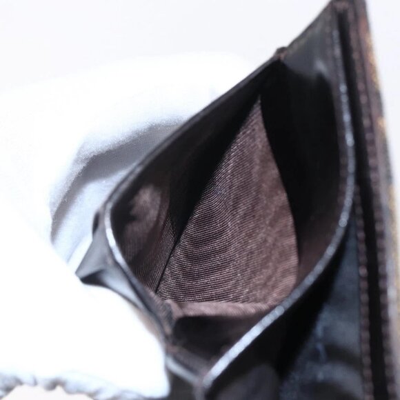 Authentic FENDI Zucca Canvas Wallet Black Brown bst288-112825 - Picture 13 of 16